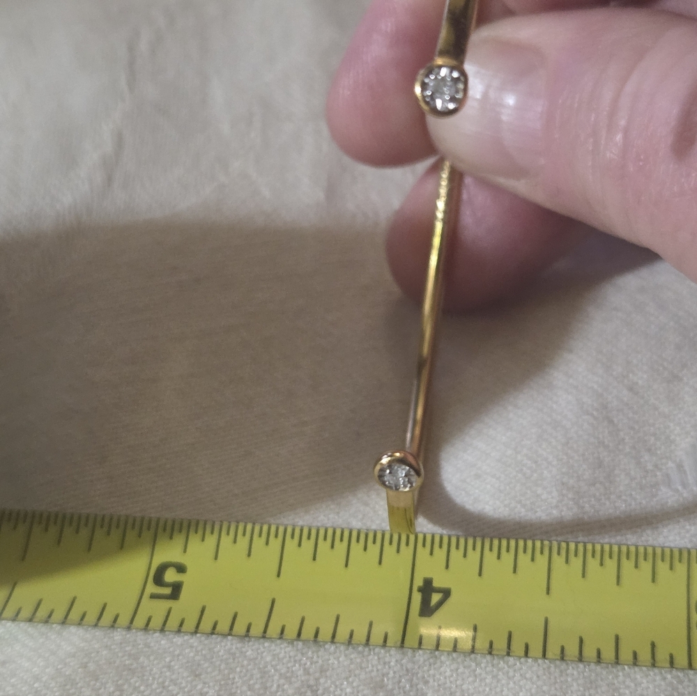 Monica Vinader Diamond Essential Cuff - Picture 15 of 15